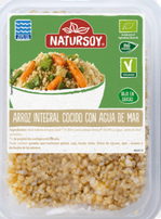 ARROZ INTEGRAL COCINADO CON AGUA DE MAR ECO Natursoy 400 g