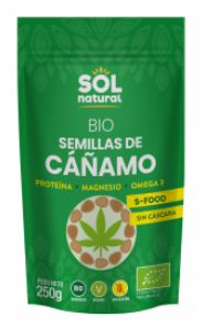 PROMOCIÓ 10% LLAVORS DE CÀNEM ECO Sol Natural 250 g