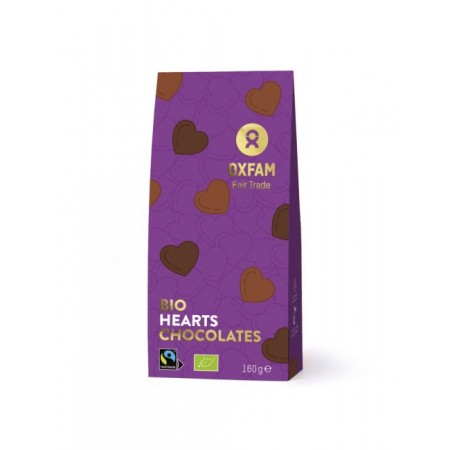 BOMBONES CORAZONES PRALINE ECO Oxfam 160g