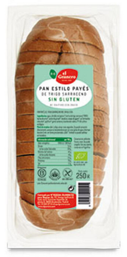 PA DE PAGÈS AMB FAJOL S/GLUTEN ECO El Granero 250 g