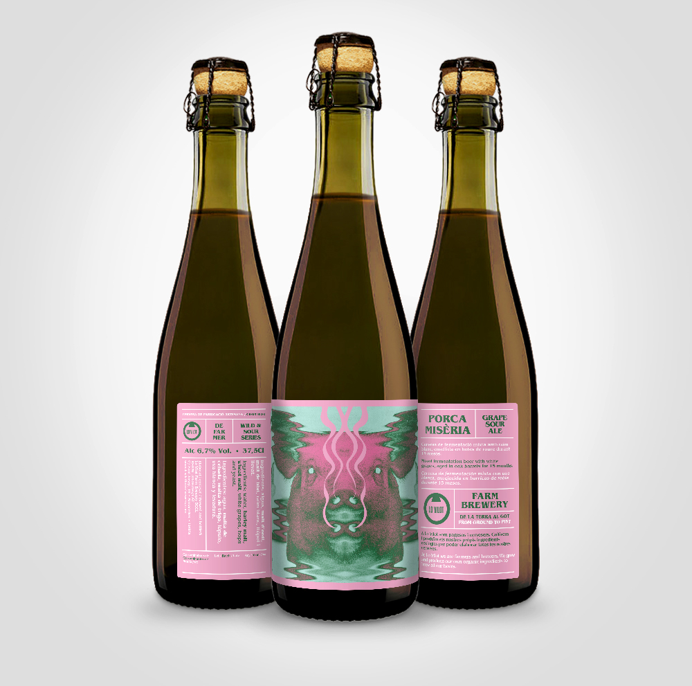 PORCA MISÈRIA Wild Sour amb raïm Lo Vilot 33 cl