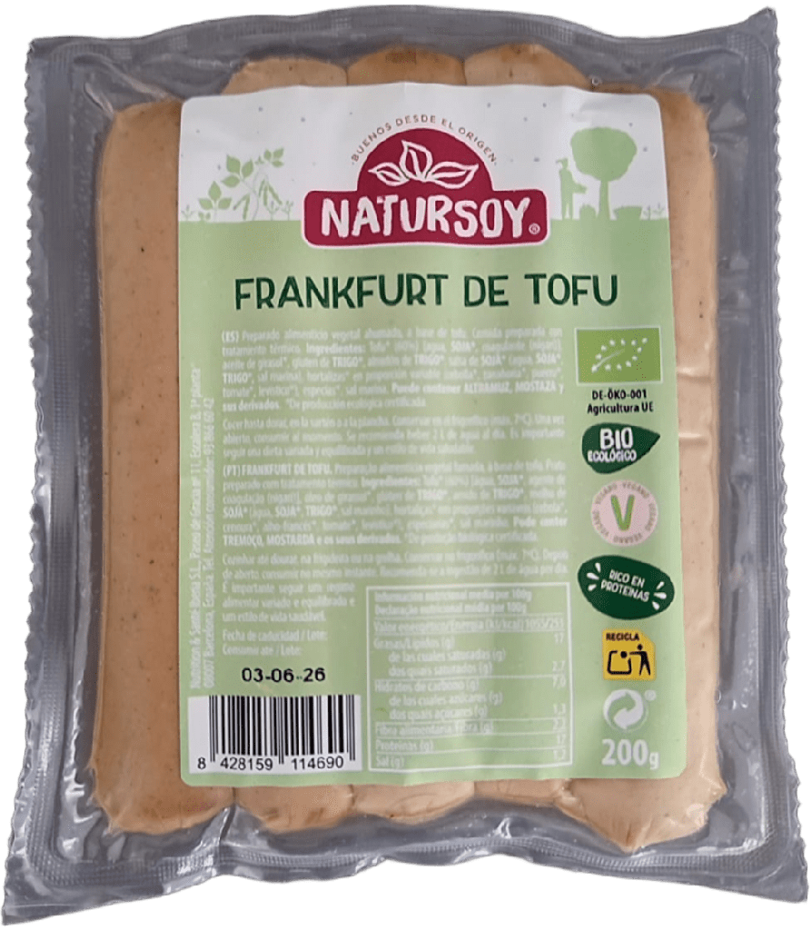FRANKFURT DE TOFU ECO Natursoy 200 g