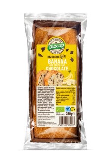 BIZCOCHO DE PLATANO Y CHIPS DE CHOCOLATE ECO Biocop 250 g