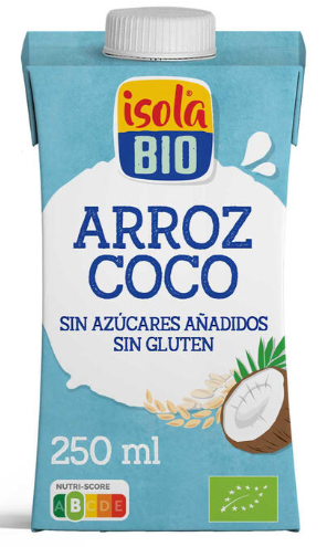 BEGUDA D'ARRÒS AMB COCO ECO IsolaBio 250 ml
