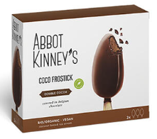 GELAT DE COCO AMB DOBLE COBERTURA DE XOCOLATA ECO Abbot Kinney's 3x80 g