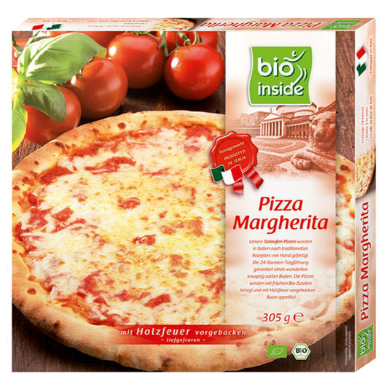 PIZZA MARGARITA CONGELADA ECO BioInside 305 g