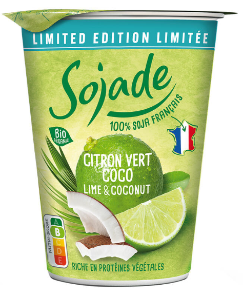 POSTRE DE SOJA CON LIMA Y COCO ECO Sojade 400 g