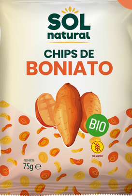 PROMOCIÓ 10% XIPS DE MONIATO ECO Sol Natural 75 g