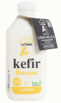 QUÈFIR DE VACA AMB LLIMONA La Torre 1 litre