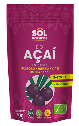 PROMOCIÓ 10% AÇAÍ EN POLS ECO Sol Natural 70 g
