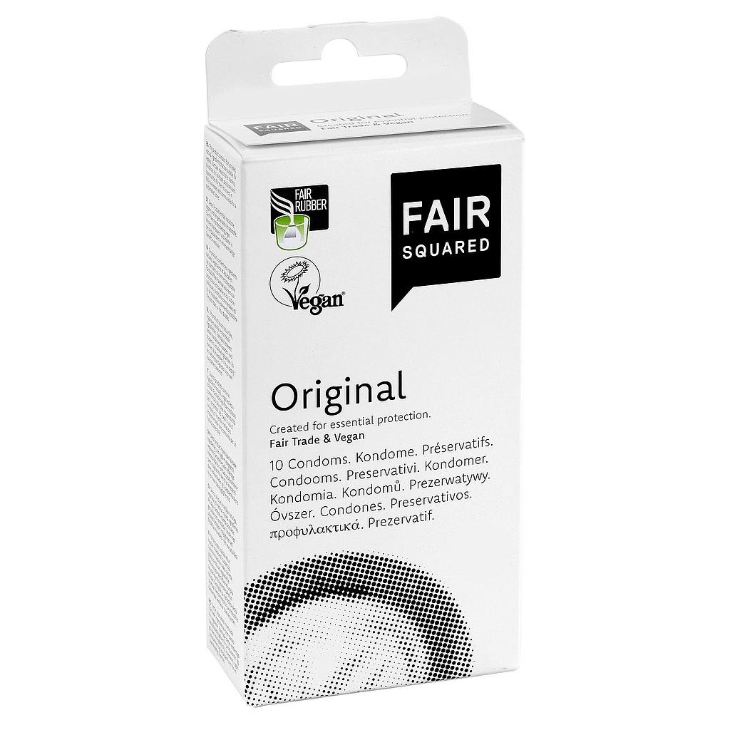 PRESERVATIVOS ORIGINAL COMERCIO JUSTO Fair Squared 10 UD