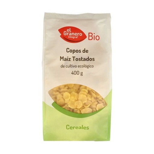[011835] C. BÁSICA - COPOS DE MAÍZ TOSTADO S/A ECO El Granero 400 g