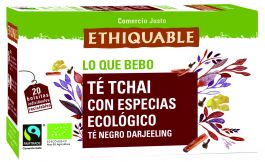[87] TÉ NEGRO DARJEELING CHAI CON ESPECIAS ECO Ethiquable 36 g