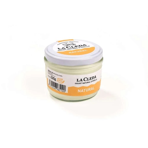 [1] IOGURT NATURAL D'OVELLA La Cleda 125 g