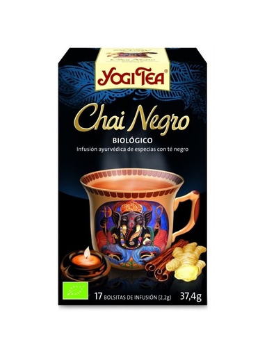 [2211] CHAI NEGRO YogiTea 17 bolsas