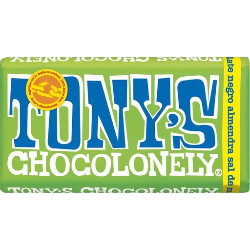 [030026] CHOCOLATE NEGRO ALMENDRA Y SAL DE MAR Tony's Chocolonely 180 g