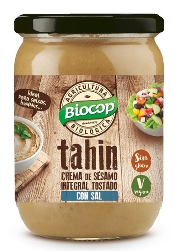 [5218] TAHIN INTEGRAL TOSTADO SAL ECO Biocop 500 g