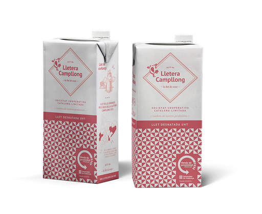 [7002045] LECHE DESNATADA Campllong 1 l