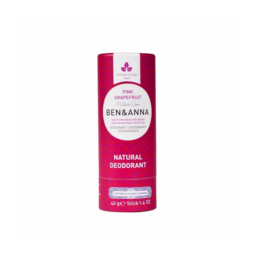[7538] DESODORANTE PINK GRAPEFRUIT CARTÓN Ben&Anna 40 g
