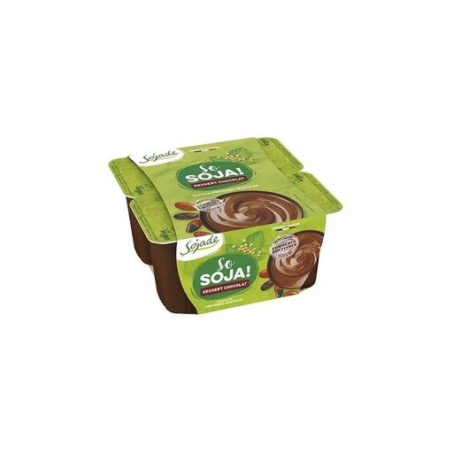 [15350210] POSTRE DE SOJA CON CHOCOLATE ECO Sojade 4X100 g