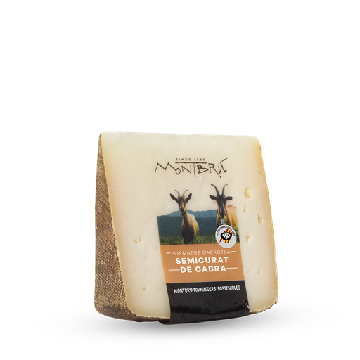 FORMATGE SEMI CABRA GARROTXA Montbrú 180 g