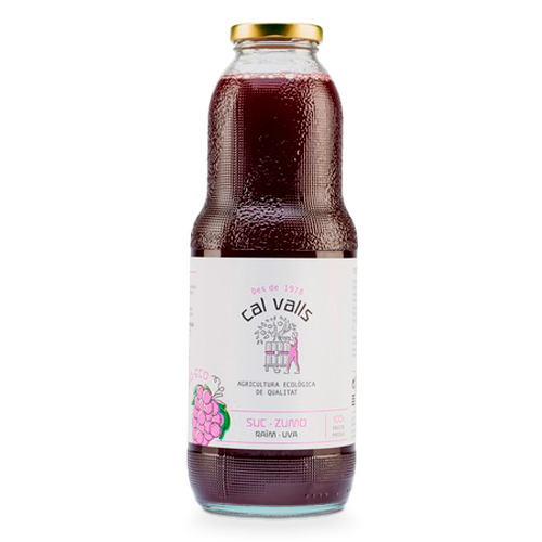 ZUMO DE UVA NEGRA ECO Cal Valls 1 l