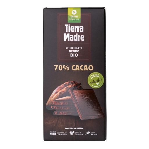 [10225646] CHOCOLATE NEGRO 70% ECO Oxfam 100 g