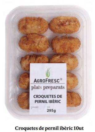 [758] CROQUETAS JAMÓN IBÉRICO Agrofresc 10 uds.