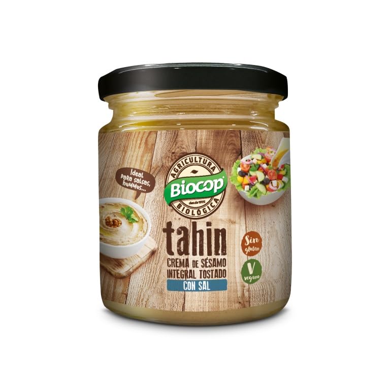 TAHIN INTEGRAL TOSTADO SAL Biocop 225 g