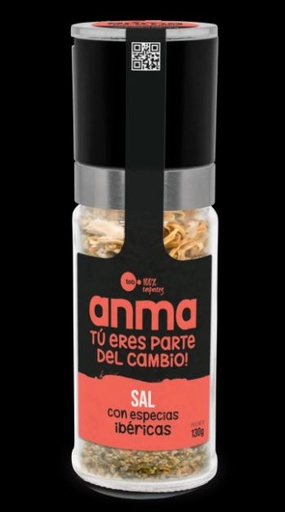 SAL CON ESPECIAS IBÉRICA CON MOLEDOR Anma 120 g