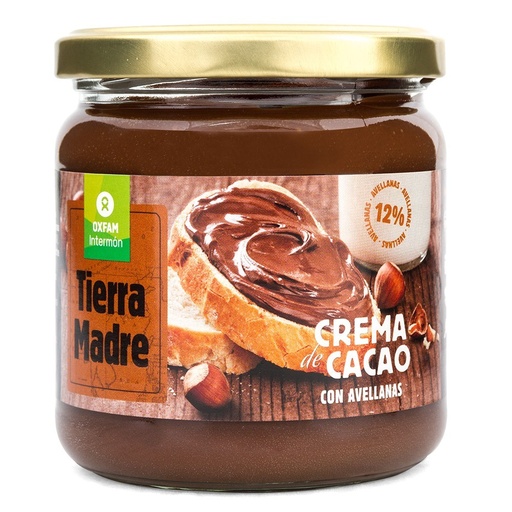 [6542] CREMA DE CACAU AMB AVELLANA Oxfam 400 g