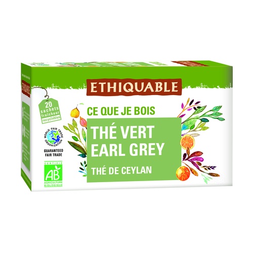 TE EARL GREY VERD Ethiquable 36 g