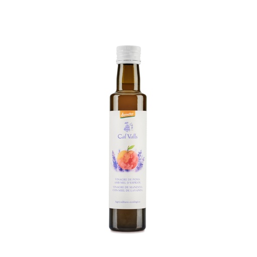 [01601093C] VINAGRE DE POMA AMB MEL D'ESPÍGOL Cal Valls 250 ml