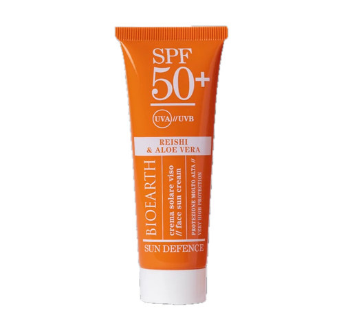 CREMA SOLAR FACIAL REISHI+ALOE 50 SPF Bioearth 50 ml