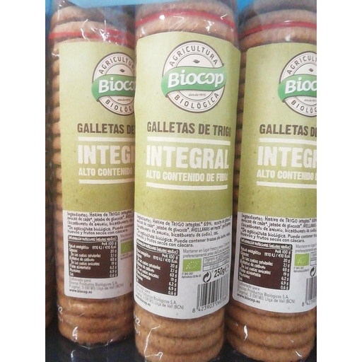 [6076] C. BÀSICA - GALETA INTEGRAL ECO Biocop 250 g