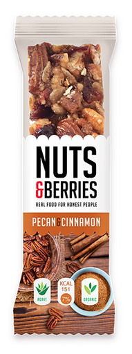 [5146] BARRITA PACANAS Y CANELA Nuts&Berries 30 g