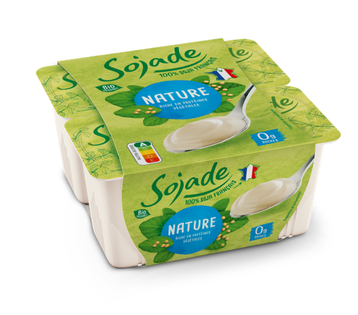 [15350235] POSTRE DE SOJA NATURAL ECO Sojade 4x100 g