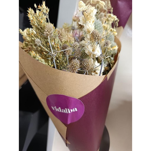 RAMO DE FLORES SECAS - GRANDE (ETIQUETA LILA) Tarpuna