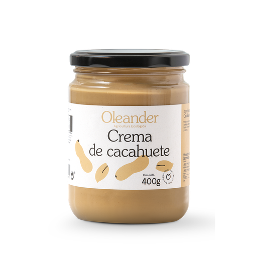 [255206] CREMA DE CACAUETES ECO Oleander 400 g