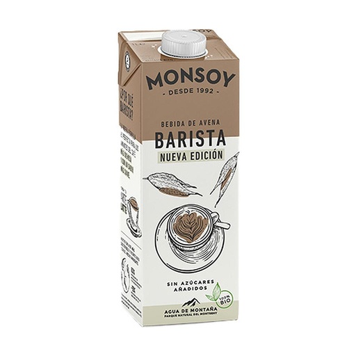 [031006] BEBIDA AVENA BARISTA Monsoy 1 l