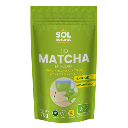 [703850] PROMOCIÓN 10% TÉ MATCHA Sol Natural 70 g