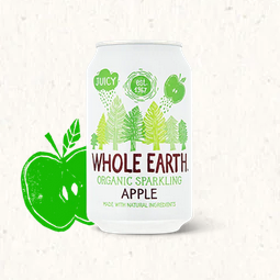 [14-149] REFRESC DE POMA ECO, Whole Earth 330 ml