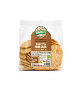 [7269] MINI CRACKER ESPELTA INT. MASA MADRE ECO Biocop 200 g