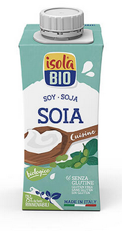 [605020] CREMA DE SOJA PER CUINAR IsolaBio 200 ml