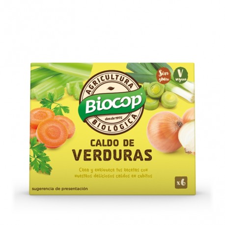 [213] PROMOCIÓN 15% CALDO EN CUBITOS DE VERDURAS ECO Biocop 6 uds.