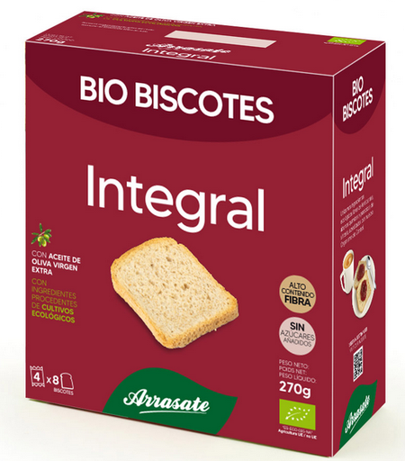 [044530] TORRADES DE BLAT INTEGRAL ECO Arrasate 270 g