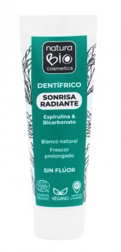 [96121] DENTIFRICI SOMRIURE RADIANT ESPIRULINA S/FLUOR ECO Naturabio 75 ml