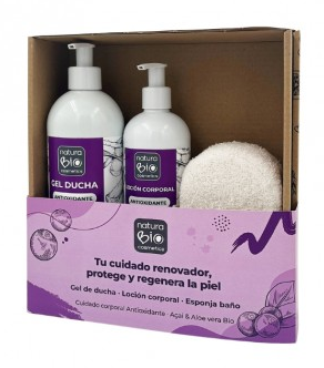[N0734] PACK HIGIENE I CURA CORPORAL ANTIOXIDANT Naturabio