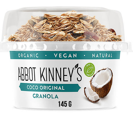 [606559] POSTRE DE COCO AMB GRANOLA ECO Abbot Kinney's 145 g