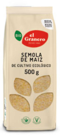 [014832] SÉMOLA DE MAIZ ECO El Granero 500 g